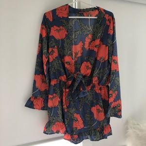 Tularosa Floral Romper M